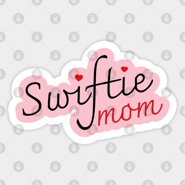 Swiftie Mom Red Sticker by Aldrvnd